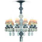 Lladro Belle de Nuit 12 Lights Chandelier in Black