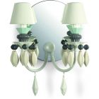 Lladro Belle de Nuit 2 Lights Wall Sconce in Black