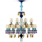 Lladro Belle de Nuit 24 Lights Chandelier Multicolor