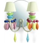 Lladro Belle de Nuit 2 Lights Wall Sconce Multicolor