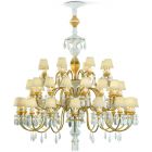 Lladro Belle de Nuit 40 Lights Chandelier Golden Luster