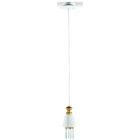 Lladro Belle de Nuit Ceiling Lamp with Lithophane Golden Luster