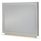 AICO Michael Amini Hollywood Swank Dresser Mirror in Crystal Croc (CL1A) - CLEARANCE SALE