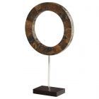 Cyan Design Medium Portal Sculpture - Brown and Stainless Steel (Dropshippable)