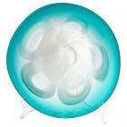 Cyan Design Small Flower Power Plate - Blue (Dropshippable)