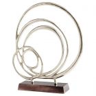 Cyan Design Lipsice Sculpture - Nickel and Black (Dropshippable)