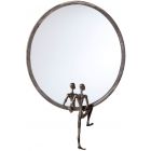 Cyan Design Kobe Mirror #1 - Raw Steel