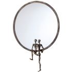 Cyan Design Kobe Mirror #2 - Raw Steel