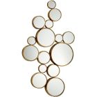 Cyan Design Bubbles Mirror - Gold