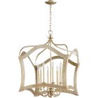 Cyan Design Milan 8 Light Pendant - Aged Silver Leaf