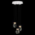 Fine Art Aria 24.75"H Round Pendant in White - 100005-2-444