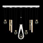 Fine Art Aria 24.75"H Linear Pendant in White - 100007-2-2334444