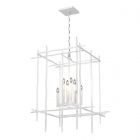 Hubbardton Forge Tura 8-Light Large Chandelier in White