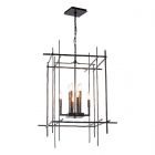 Hubbardton Forge Tura 8-Light Large Chandelier in Oil Rubbed Bronze