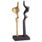 Cyan Design Britons Sculpture - Antique Brass and Black (Dropshippable)