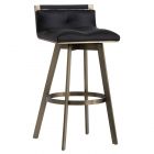 Sunpan Ikon Arizona Swivel Barstool - Castillo Black