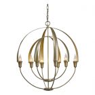 Hubbardton Forge Double Cirque Chandelier in Soft Gold
