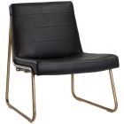 Sunpan Irongate Anton Lounge Chair - Vintage Black