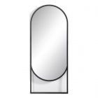 Four Hands Dawson Floor Mirror - Matte Black (Dropshippable) (CL1A) - CLEARANCE SALE
