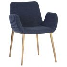 Sunpan Ikon Lucano Dining Armchair - Belfast Navy
