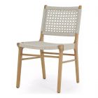 Four Hands Delmar Outdoor Dining Chair - Natural/Ivory Rope