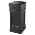Eichholtz Marceau Waxed Black Finish Column