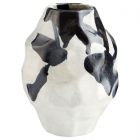 Cyan Design Small Mod Vase - Black and White (Dropshippable)