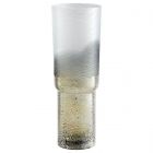 Cyan Design Large Canyonland Vase - Clear and Guilded Silver (Dropshippable)