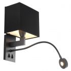 Eichholtz Reading Bronze Finish Shade E26 Wall Lamp