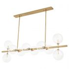 Eichholtz Largo Antique Brass Finish G4 Chandelier