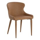 Sunpan Evora Dining Chair - Milliken Cognac, Set of 2