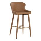 Sunpan Evora Barstool - Milliken Cognac (Dropshippable)