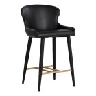 Sunpan Evora Counter Stool - Bravo Black (Dropshippable)