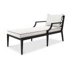 Eichholtz Outdoor Chaise Longue Bella Vista - Black (Promo)