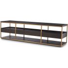 Eichholtz TV Cabinet Parker Large Mocha Straight Oak Veneer