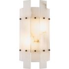 Eichholtz Ruby Wall Lamp in Alabaster & Antique Brass (Promo)