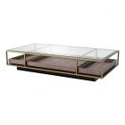 Eichholtz Coffee Table Roxton Brushed Brass Finish