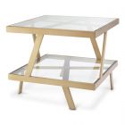 Eichholtz Side Table Billinghurst Brushed Brass Finish (Promo)