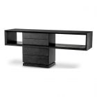 Eicholtz Console Table Mantua Charcoal Grey Oak Veneer