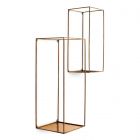 Eichholtz Wall Rack Deco Rectangular Vintage Brass Finish Set of 2