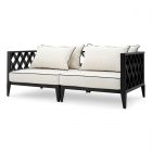 Eichholtz Outdoor Sofa Ocean Club Small Black Sunbrella Canvas