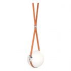 Hubbardton Forge Derby Small LED Pendant in Black, Opal Glass (GG) 131040-1009