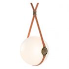 Hubbardton Forge Derby Large LED Pendant in Black, Opal Glass (GG) 131042-1035