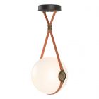 Hubbardton Forge Derby Large LED Pendant in Black, Opal Glass (GG) 131042-1033