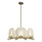 Hubbardton Forge Callisto 7-Light Pendant in Modern Brass