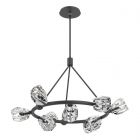 Hubbardton Forge Gatsby 9-Light Ring Pendant in Black