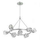 Hubbardton Forge Gatsby 9-Light Ring Pendant in Vintage Platinum