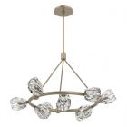 Hubbardton Forge Gatsby 9-Light Ring Pendant in Soft Gold