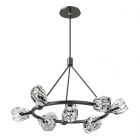 Hubbardton Forge Gatsby 9-Light Ring Pendant in Ink