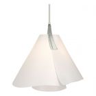 Hubbardton Forge Mobius Small Pendant in Sterling, Spun Frost (SH)